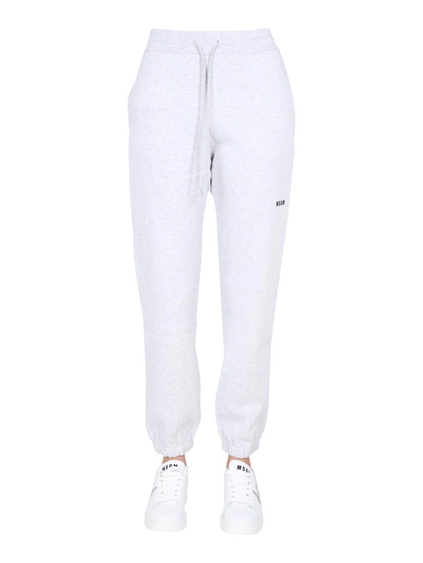 JOGGING PANTS WITH LOGO PRINT
