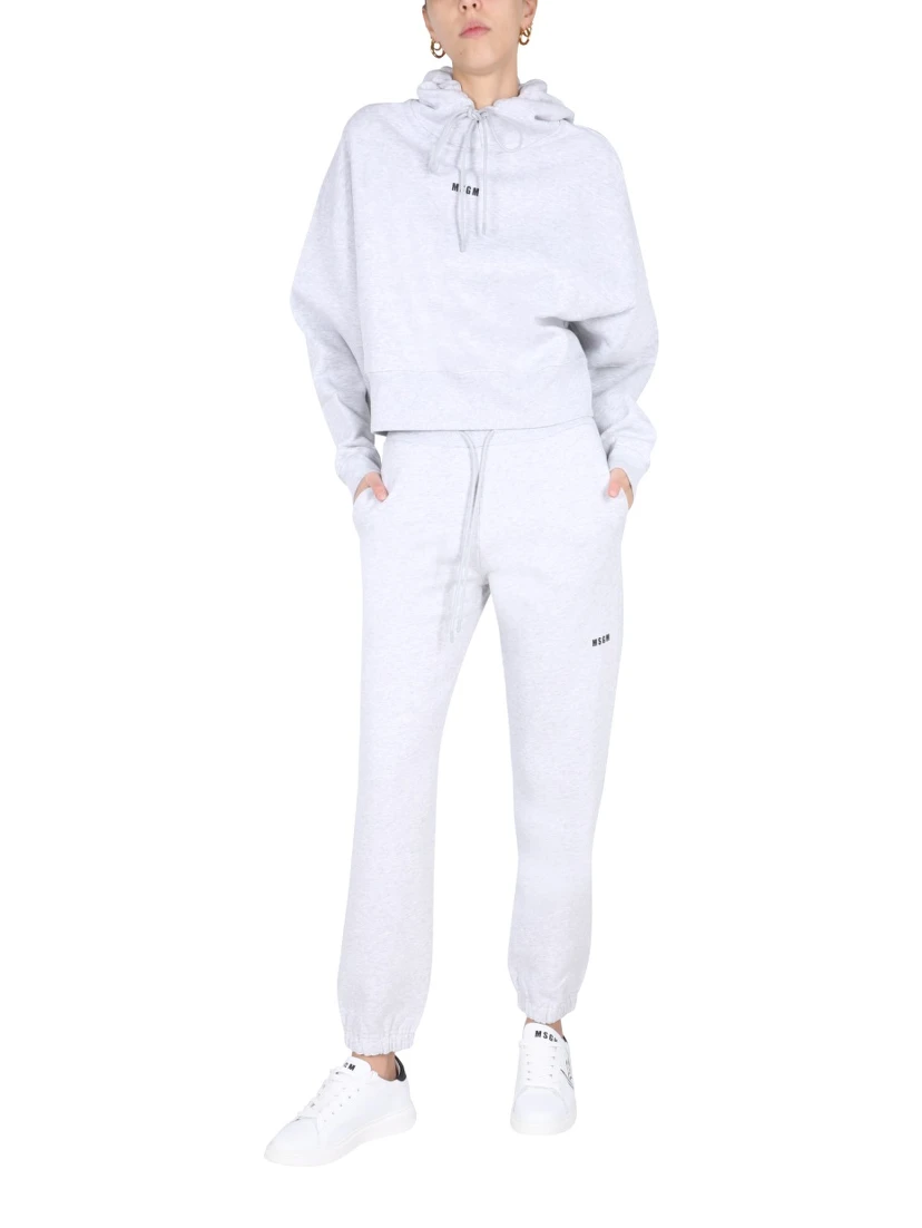 JOGGING PANTS WITH LOGO PRINT