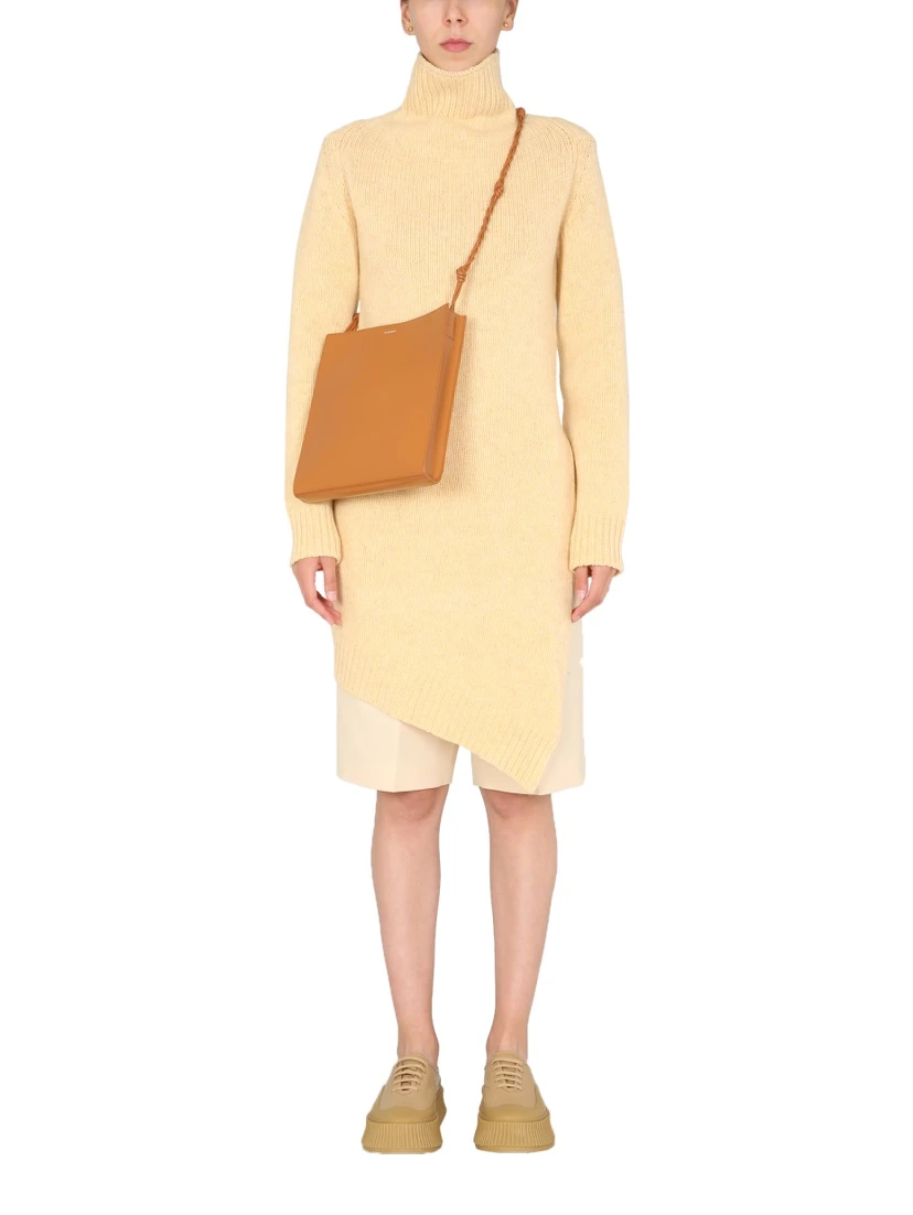 LONG ASYMMETRIC SWEATER