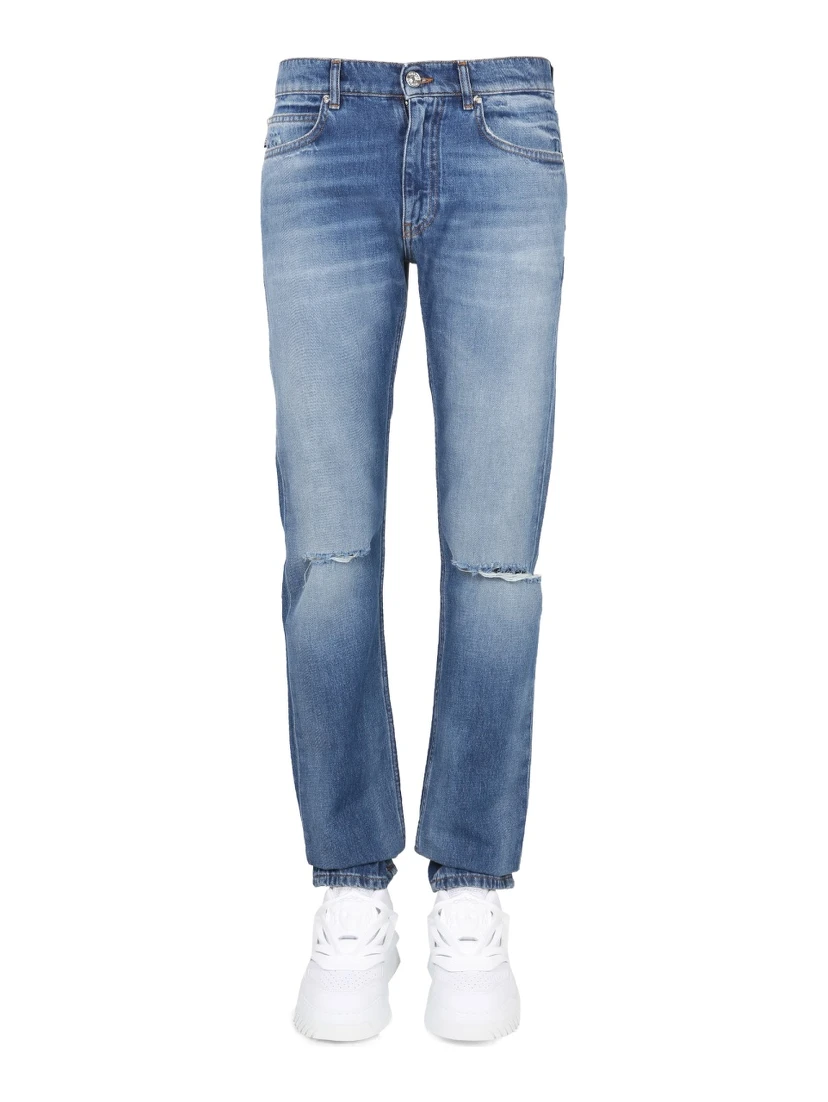 JEANS CON PATCH LOGO