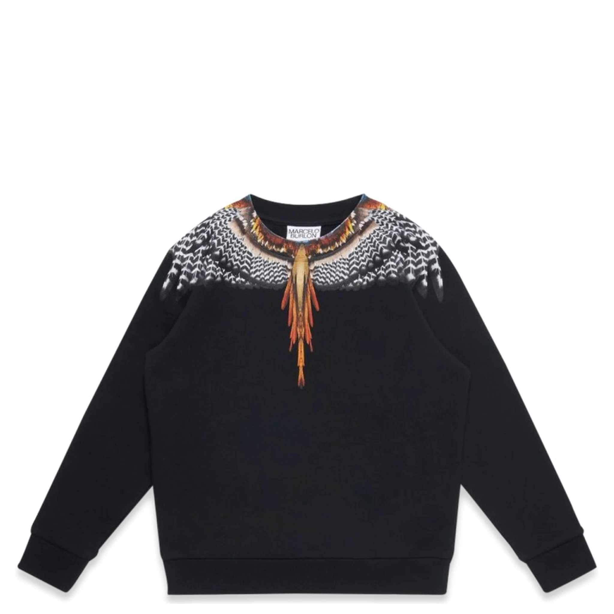 BLACK GRIZZLY WINGS CREWNECK