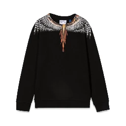 BLACK GRIZZLY WINGS CREWNECK