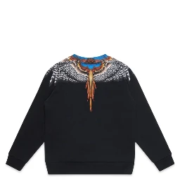 BLACK GRIZZLY WINGS CREWNECK