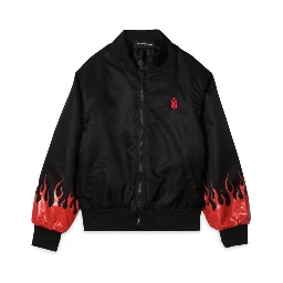 BLACK BOMBER RED FLAMES