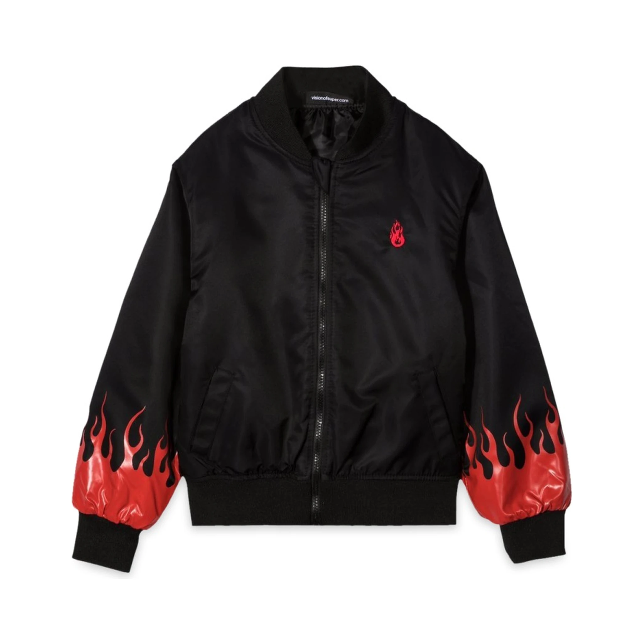 BLACK BOMBER RED FLAMES