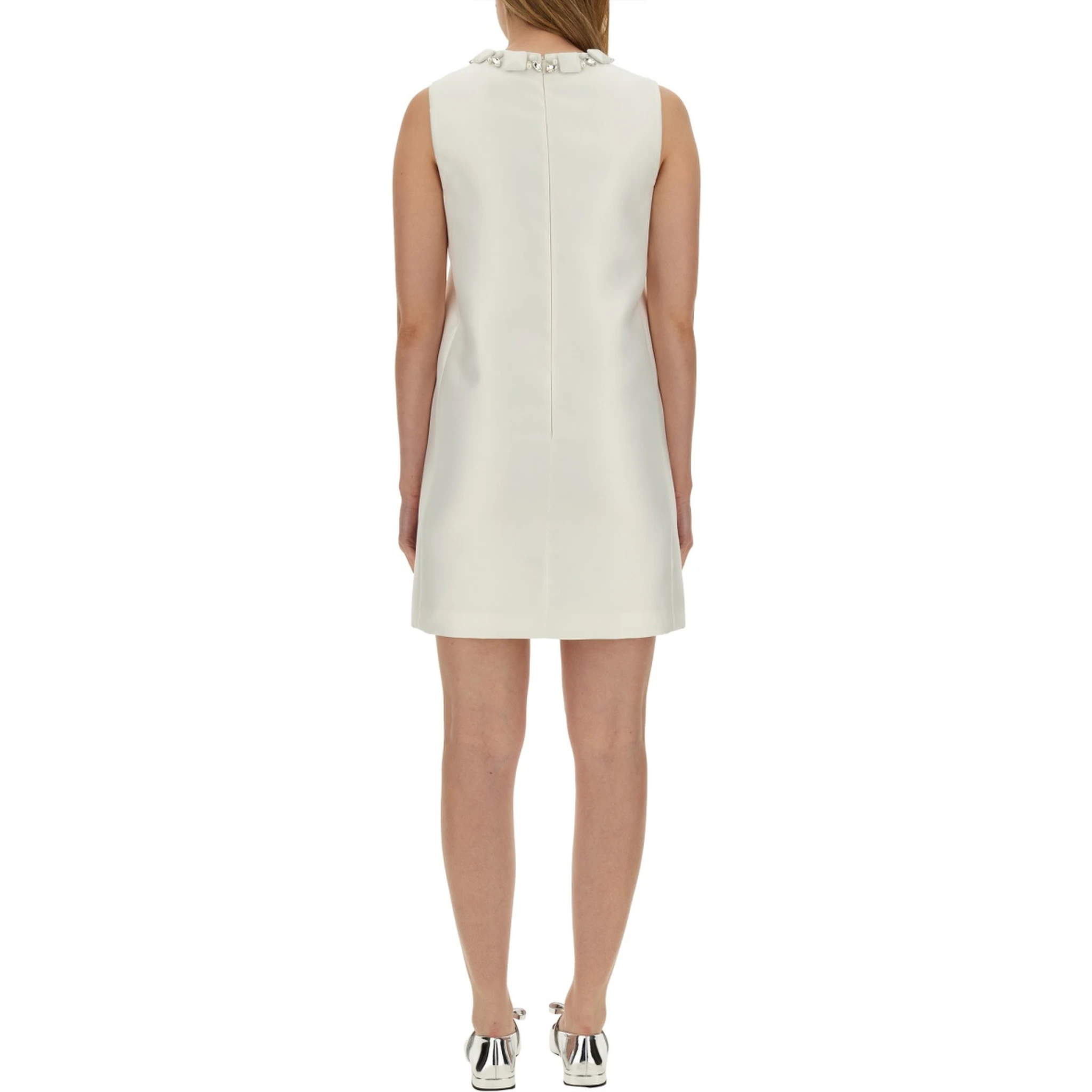 MINI DUCHESSE DRESS WITH CRYSTALS