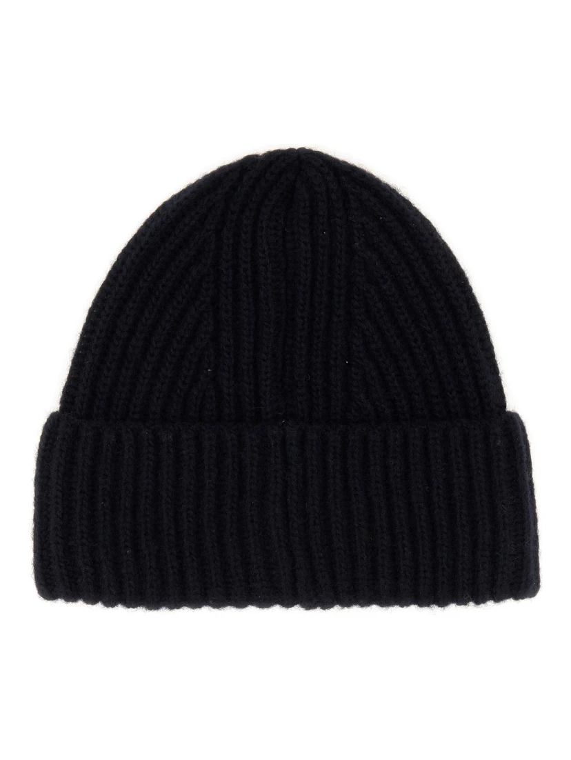 BEANIE HAT WITH LOGO PATCH