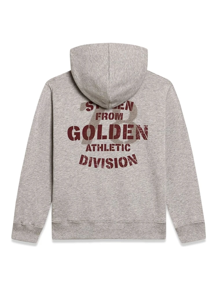 journey/ boy's zipped sweatshirt hoodie/ melange cotton stolen from golden print alternative