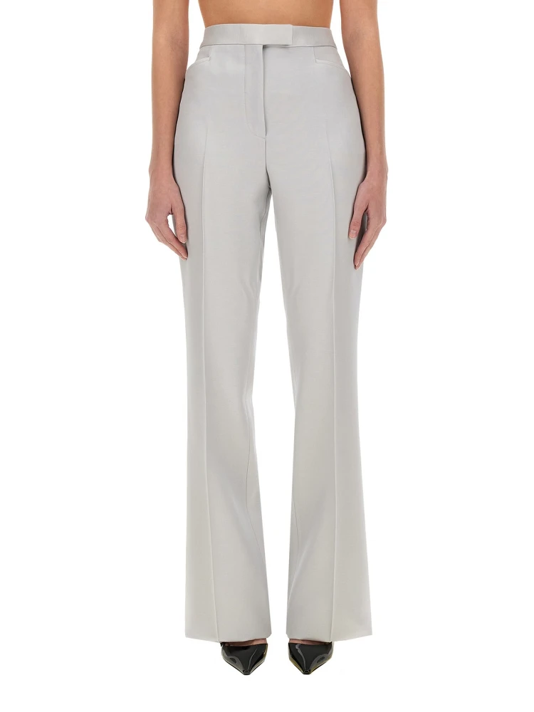WIDE LEG TUXEDO TAILORED PANTS
