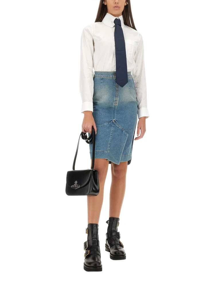 DENIM MIDI SKIRT alternative