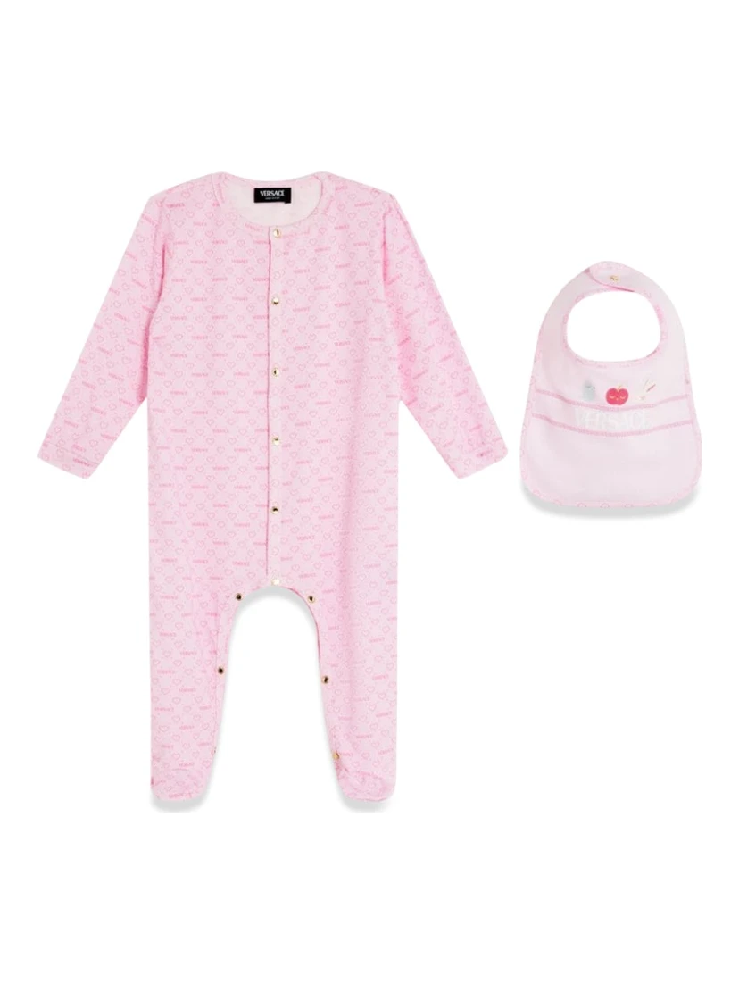 gift set 2 pieces versace morning all hearts jersey + jersey + versace morning print