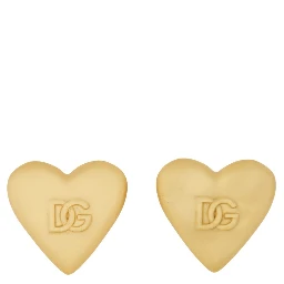 HEART EARRINGS WITH DG LOGO