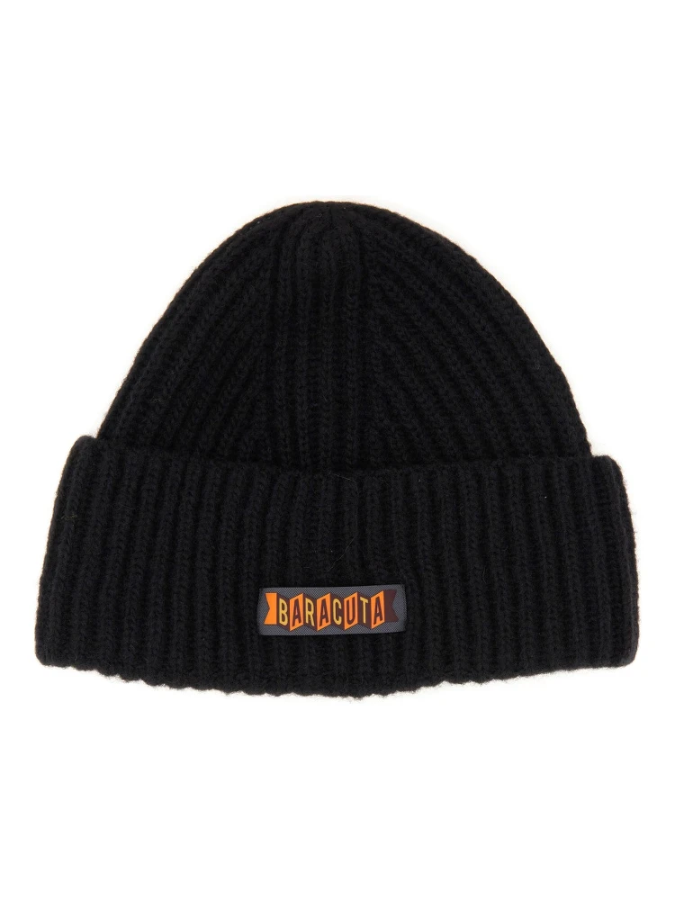 BEANIE HAT WITH LOGO PATCH