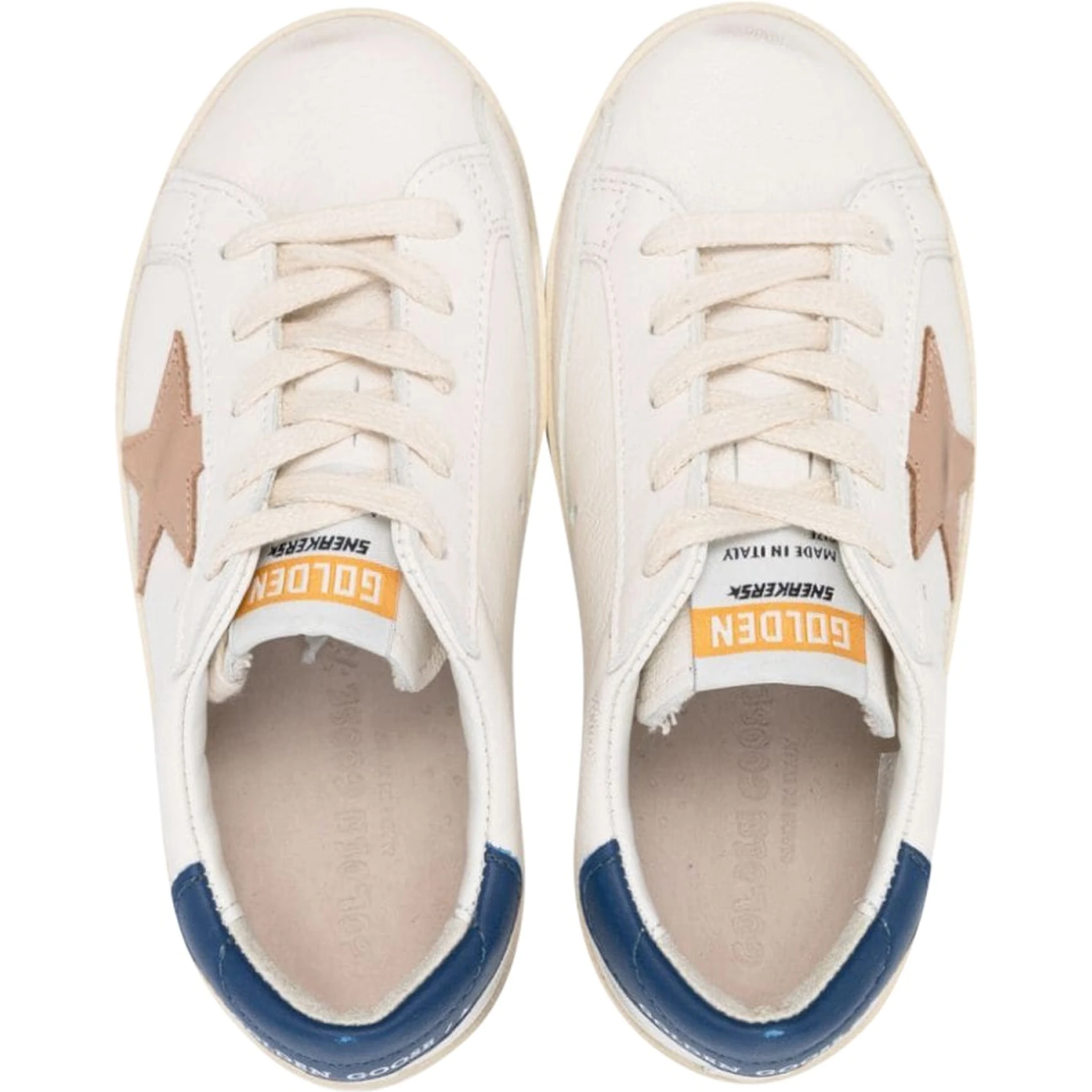 super star nappa leather upper and list nubuck star leather heel