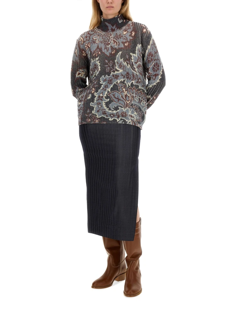 PRINTED WOOL SWEATER alternative