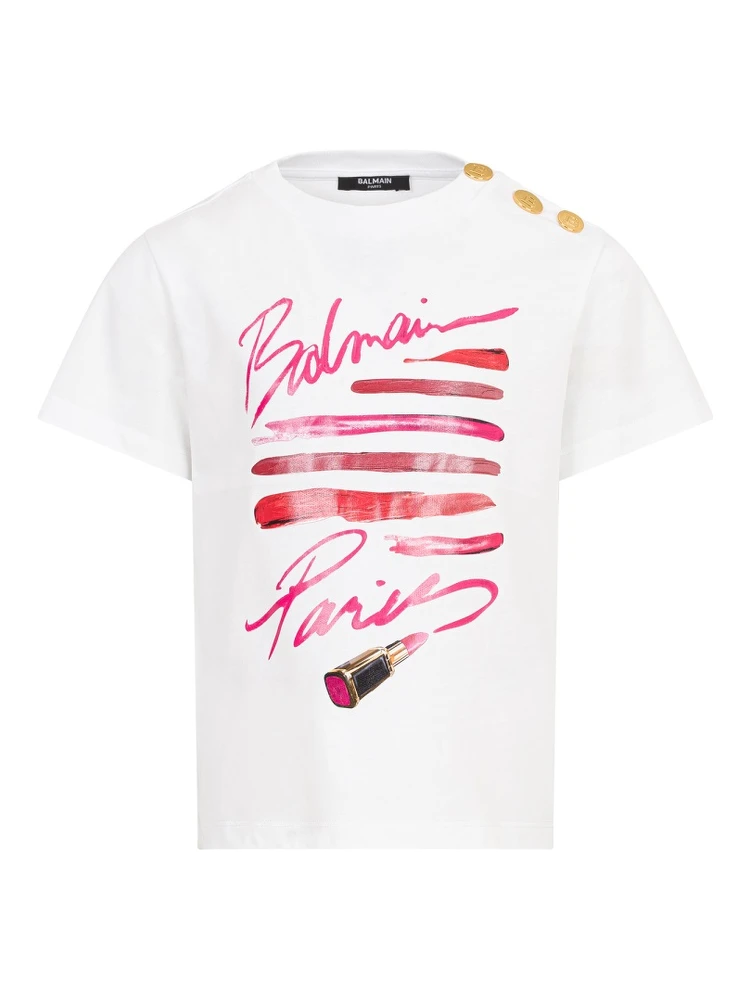 "LIPSTICK" LOGO T-SHIRT