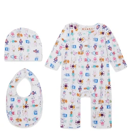 ROMPER KIT WITH BIB AND HAT