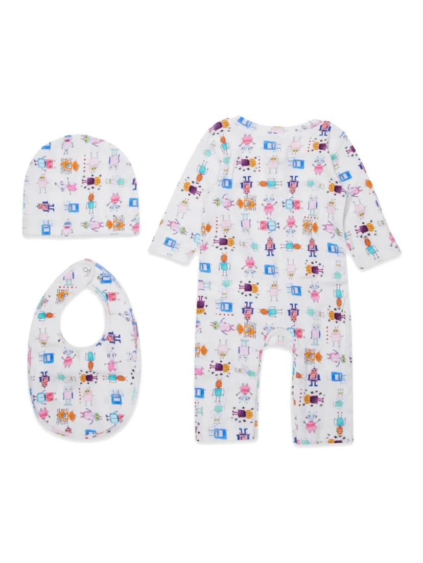 ROMPER KIT WITH BIB AND HAT