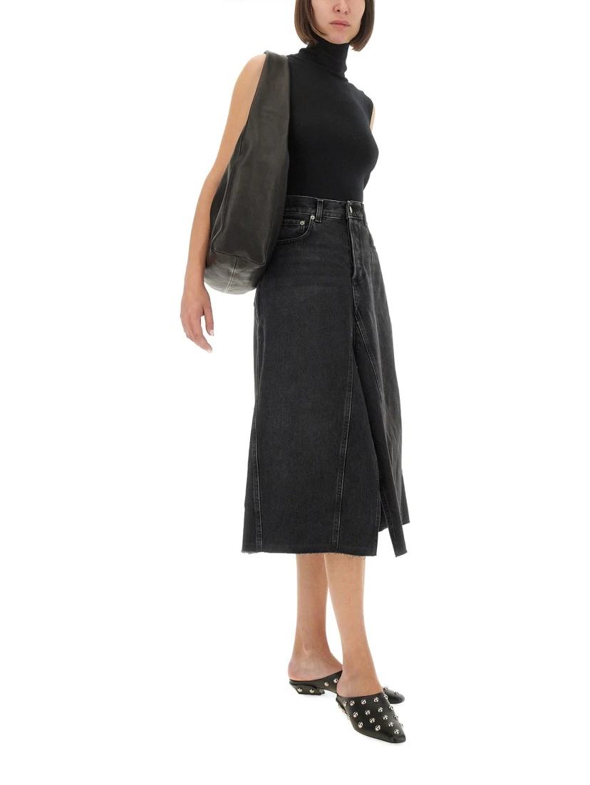 "STACY" MIDI SKIRT