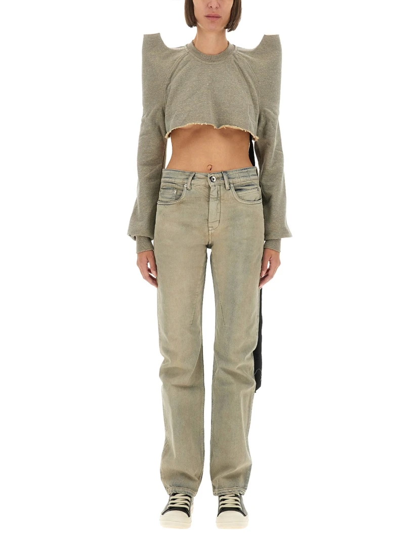 "CROPPED TECSWEAT" SWEATSHIRT