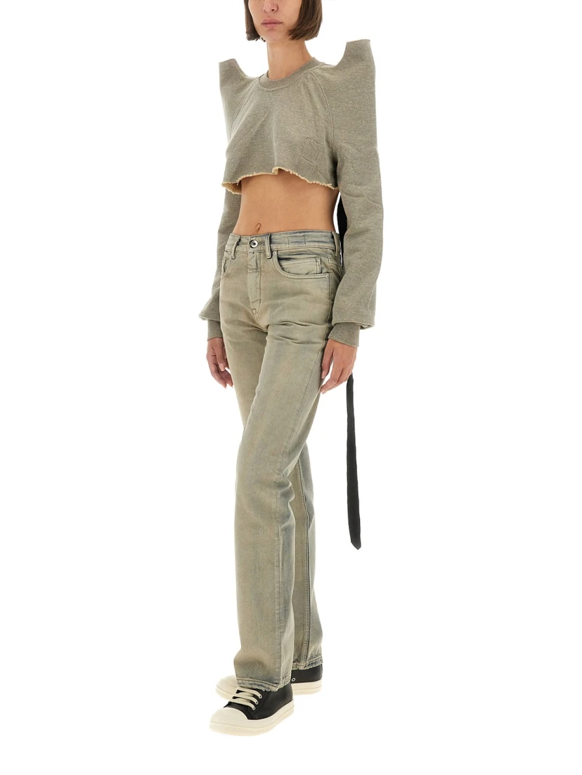 "CROPPED TECSWEAT" SWEATSHIRT