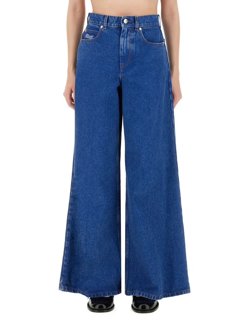 DENIM WIDE LEG JEANS