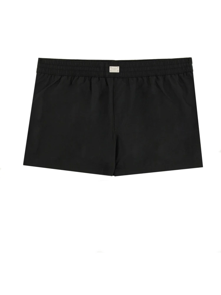 LOGO PLAQUE SWIMSUIT