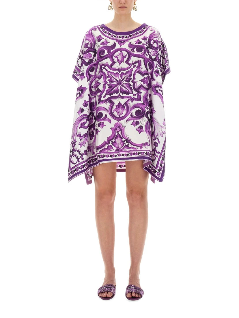 CAFTAN WITH PRINT