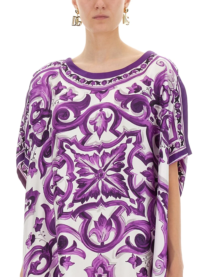 CAFTAN WITH PRINT