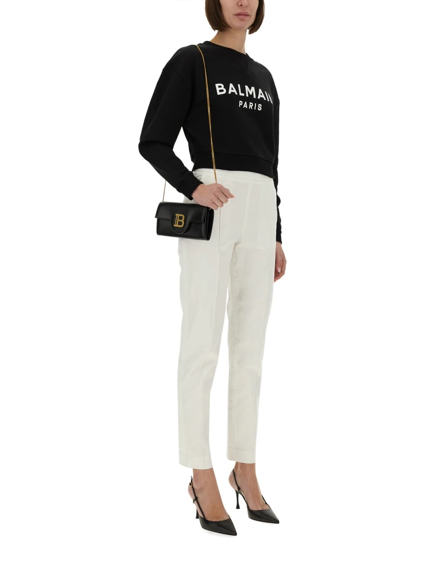 SWEATSHIRT WITH LOGO PRINT