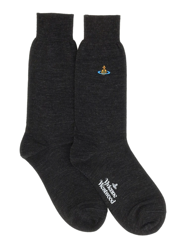 SOCKS WITH ORB EMBROIDERY