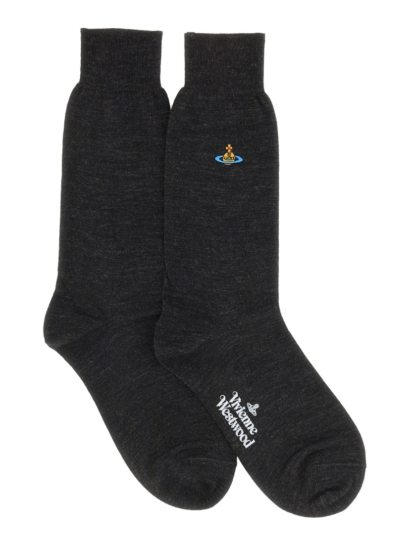 SOCKS WITH ORB EMBROIDERY