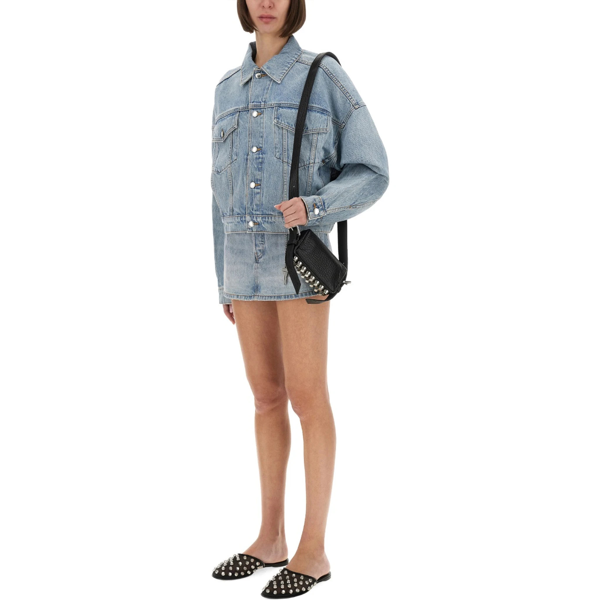 DENIM CLIP-ON TRUCKER JACKET