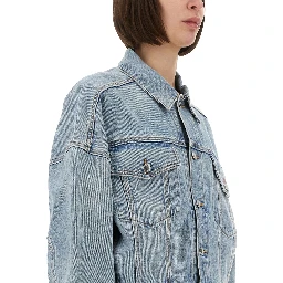 DENIM CLIP-ON TRUCKER JACKET
