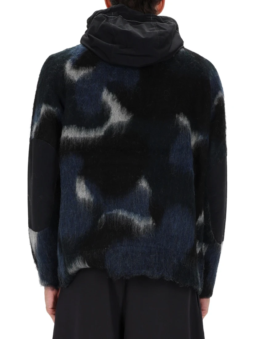 ZIPPER HOODED SWEATER