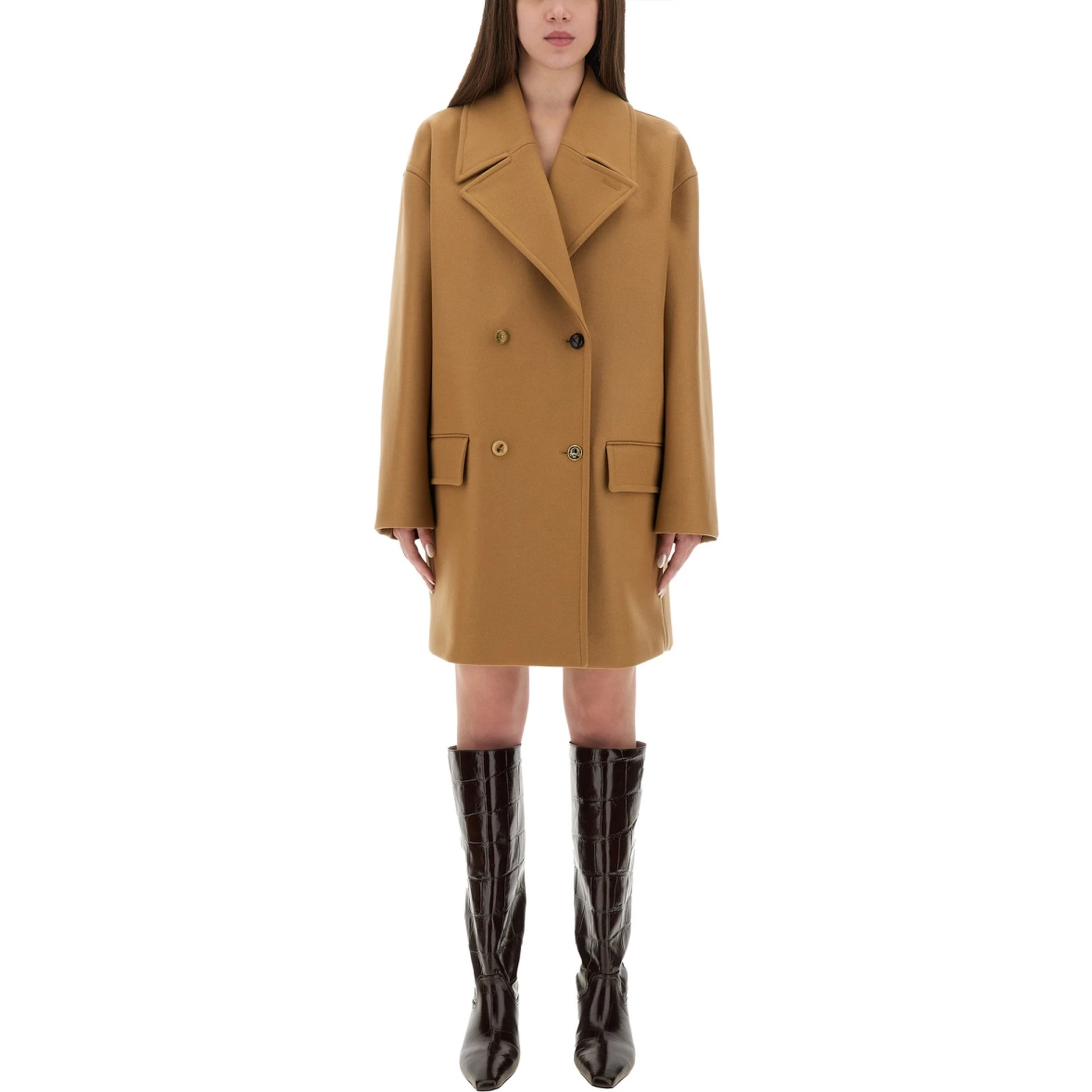 DOUBLE-BREASTED COAT