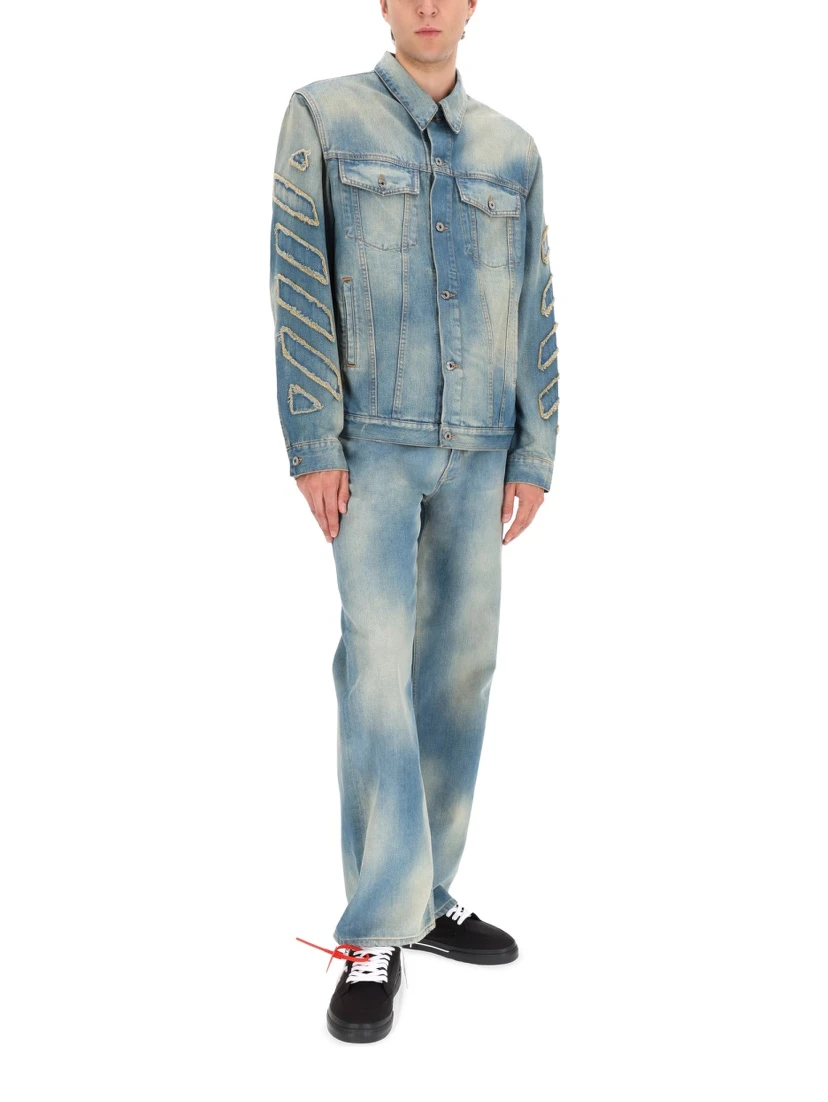 "DIAG RAW PATCH" JEANS