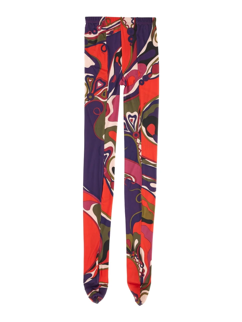 ORCHID PRINT TIGHTS