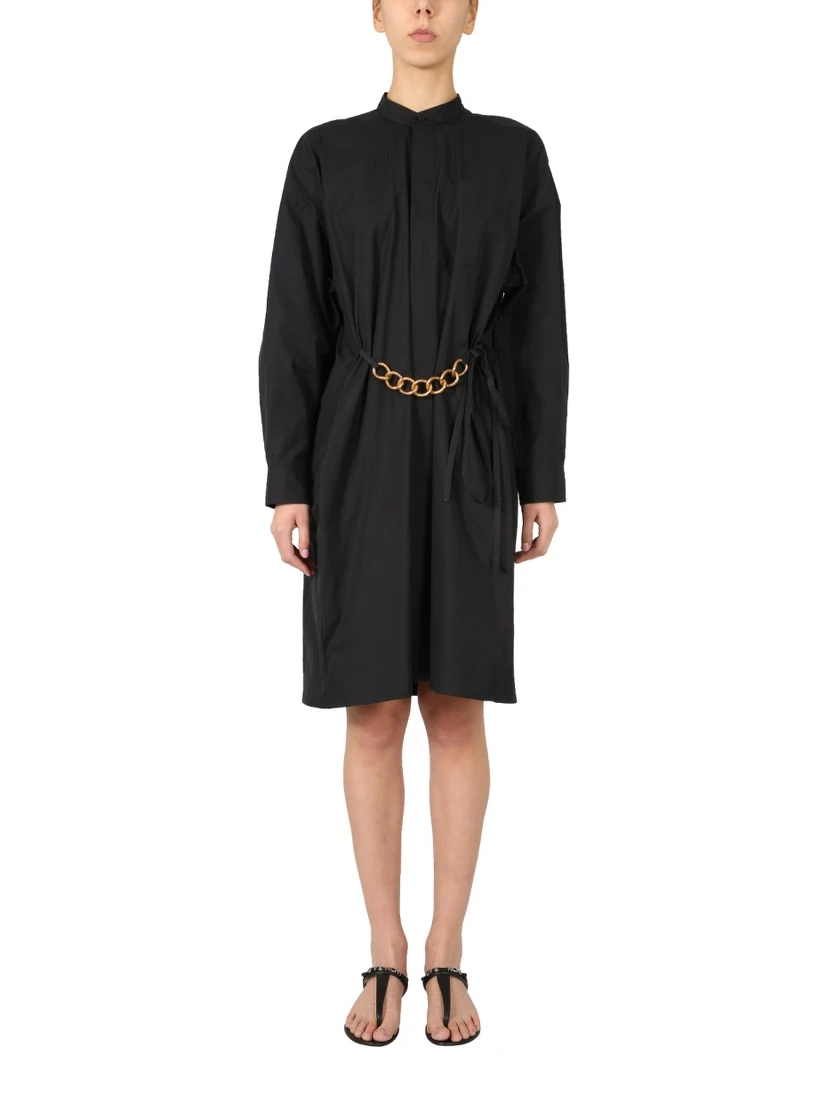 CHEMISIER WITH CHAIN BELT