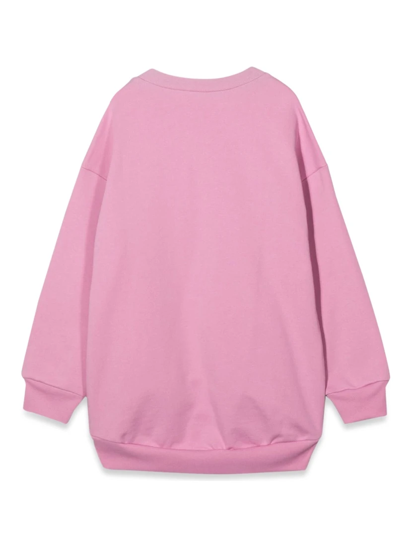 CREWNECK SWEATSHIRT LOGO AND HEART