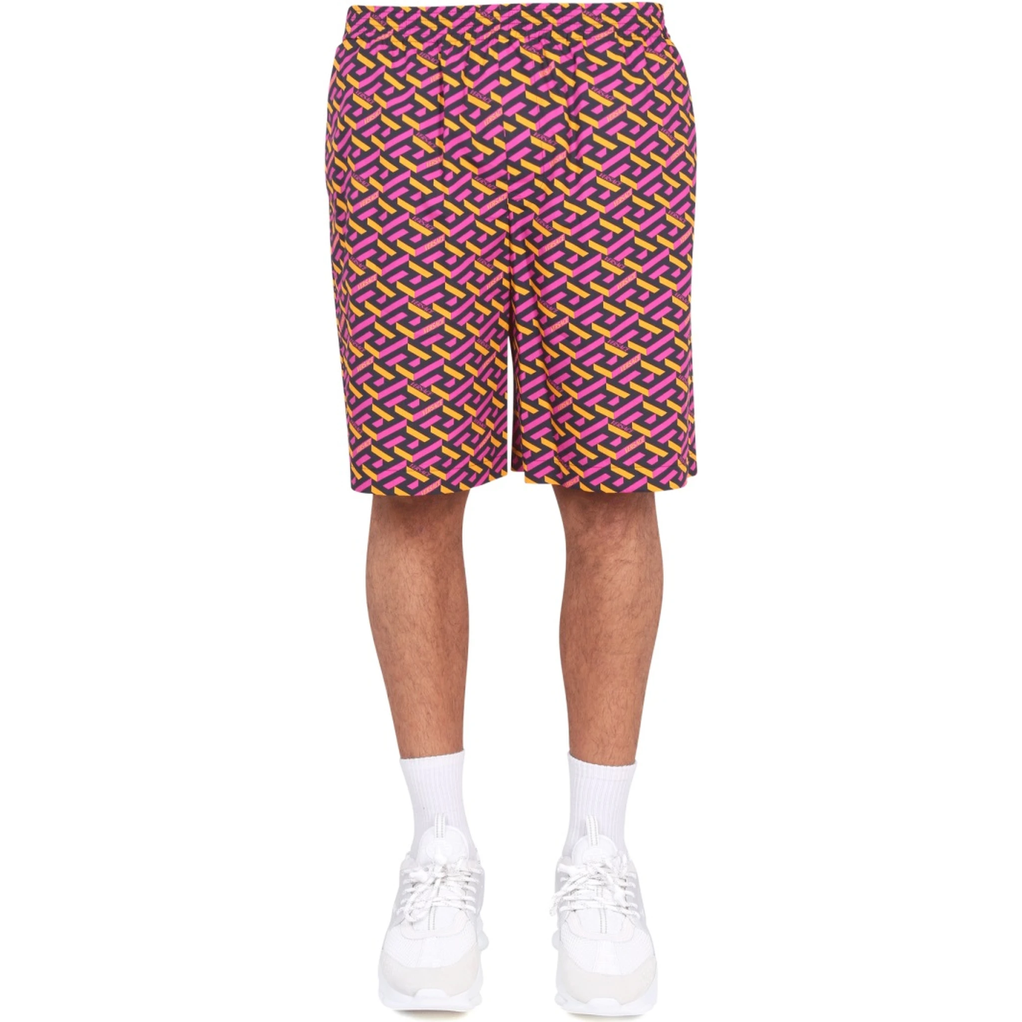 SHORTS WITH LA GRECA PRINT