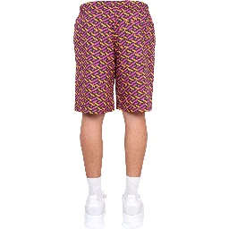SHORTS WITH LA GRECA PRINT