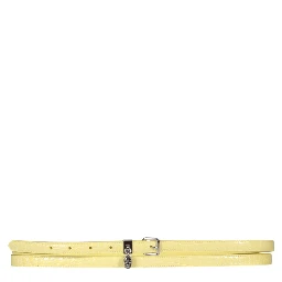 DOUBLE BELT WITH SKULL AND PAVÈ