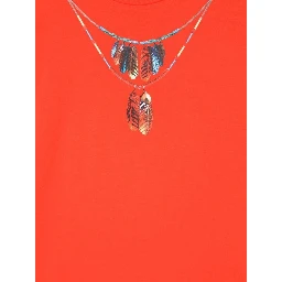 FEATHERS NECKLACE FRINGE DRES