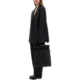 WOOL AND MOHAIR PANTS