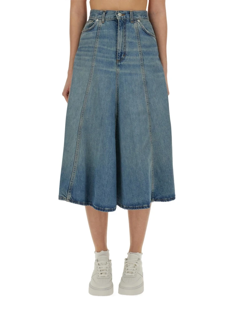 "SERENITY" MIDI SKIRT