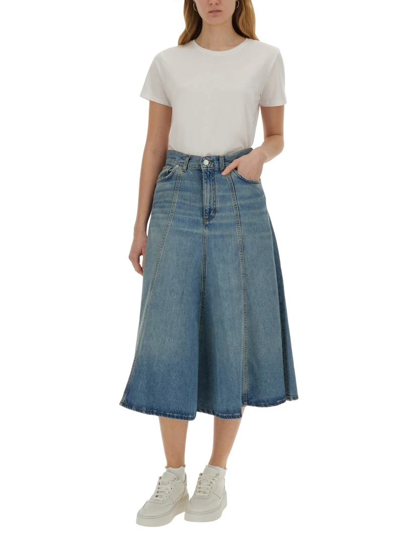 "SERENITY" MIDI SKIRT