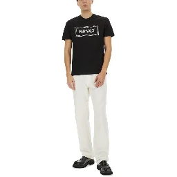 T-SHIRT WITH '90S VINTAGE EMBROIDERED LOGO