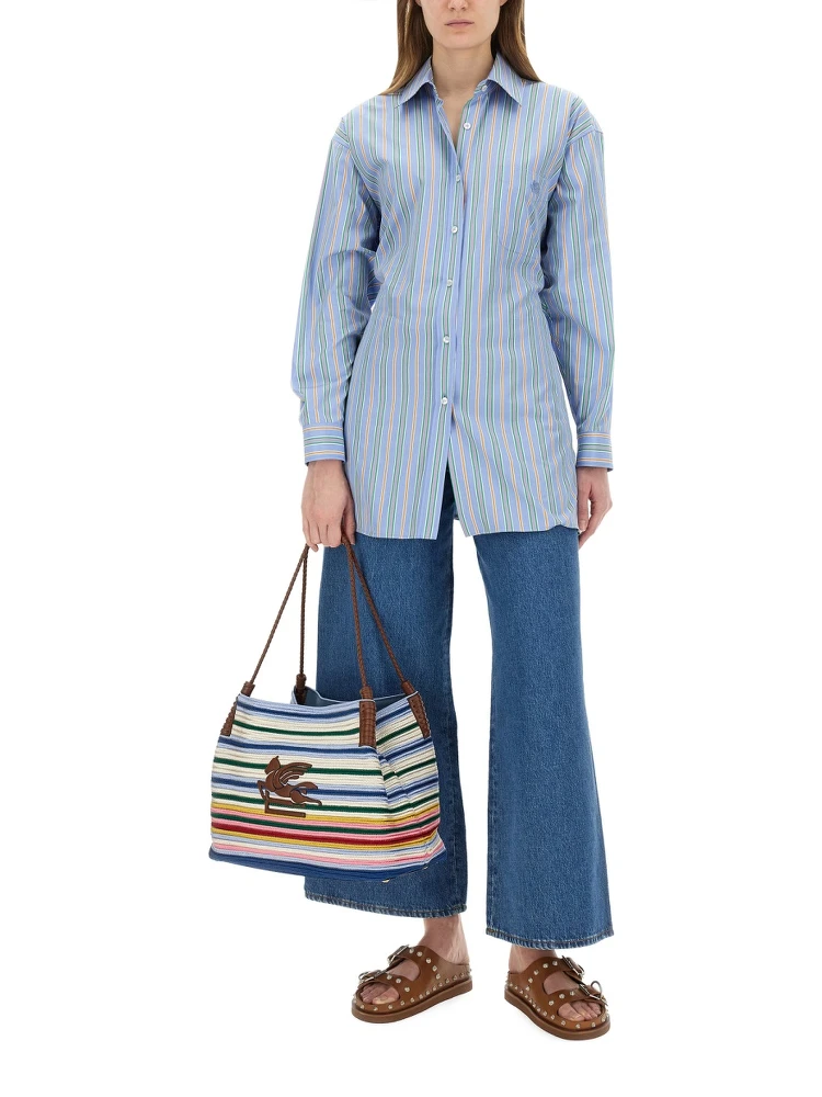 JACQUARD SHIRT AND KNOT IN THE BACK alternative