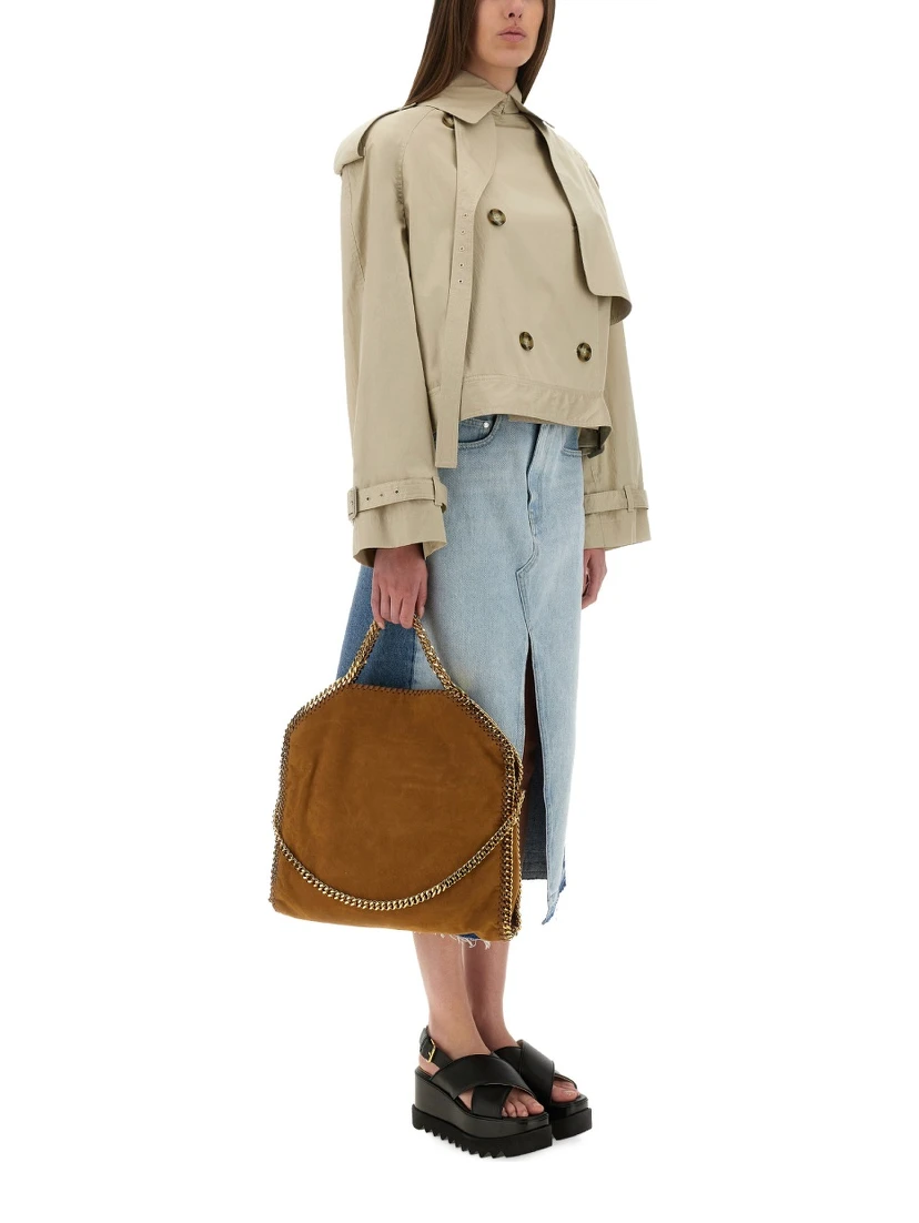 SHORT TRENCH COAT WITH BELT